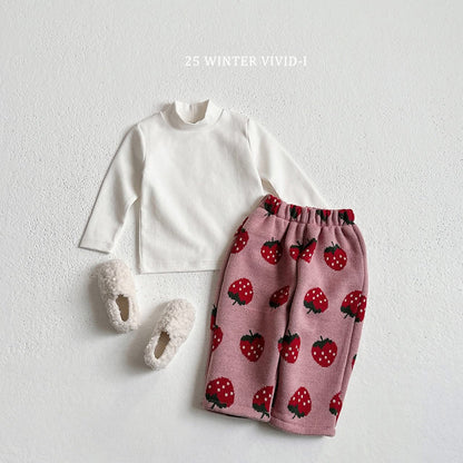 Vivid 素色微高領上衣 (75-135cm)