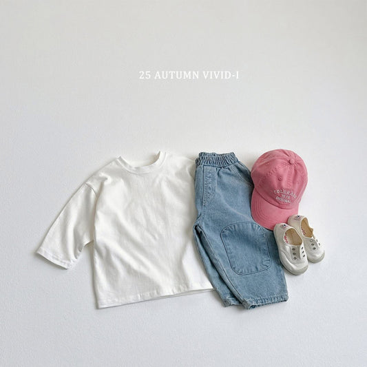 Vividi 拼補丁牛仔褲 (75-135cm)