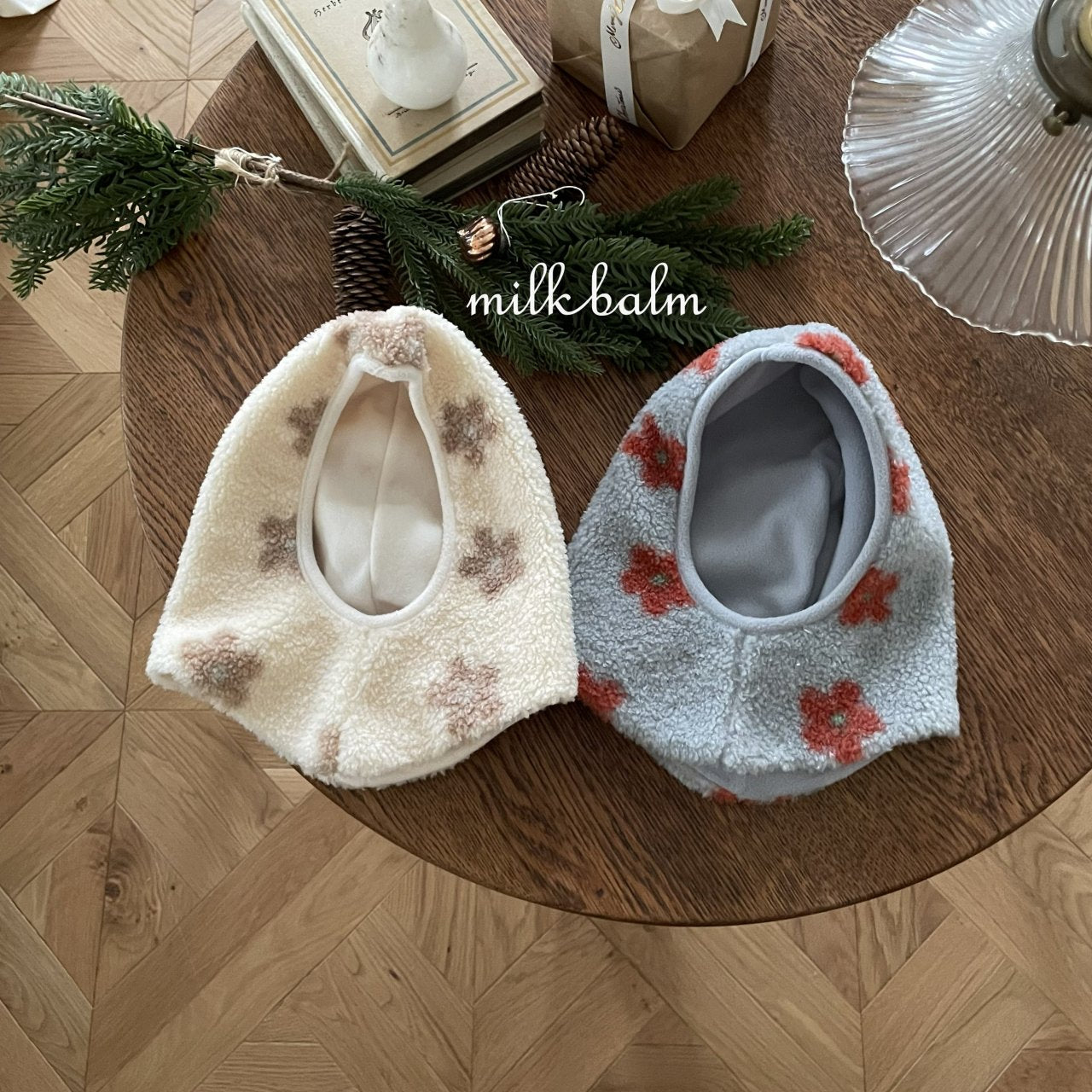 milkbalm flower balaclava