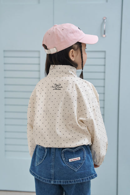 momoann dot zip up (90-140cm)
