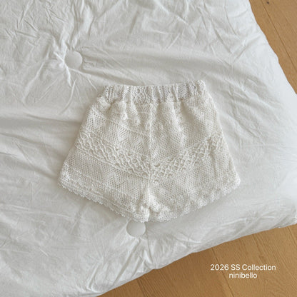 ninibello crochet shorts (80-130cm)