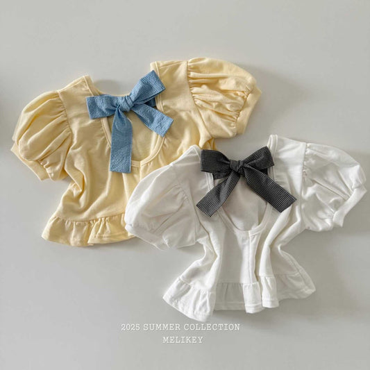 melikey lulu frill ribbon t (80-140cm)