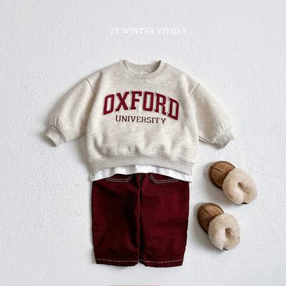 Vivid DXFORD文字上衣 (75-135cm)