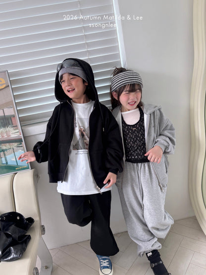 matilda&lee 2way hood zip-up (85-165cm)