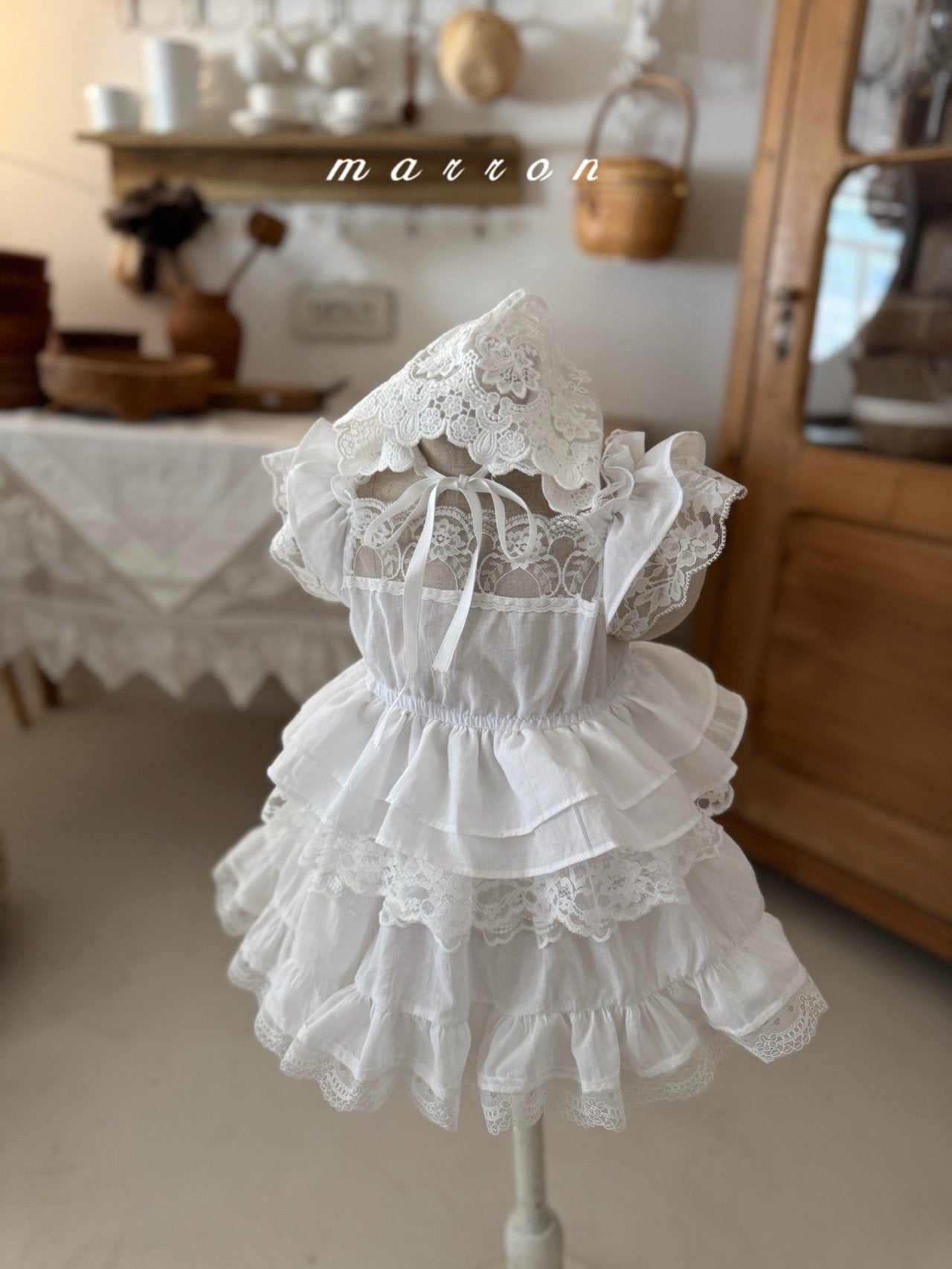 marron eve blouse (80-110cm)