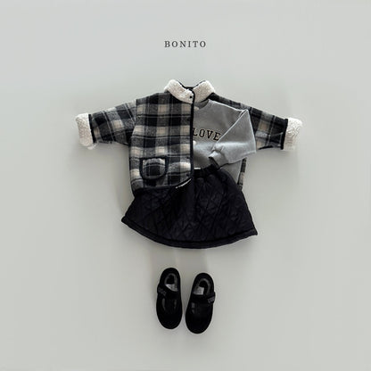 Bonito checked rappa dumbledore jacket (~80-140cm)