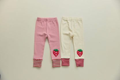 Orangemom 花花草莓打底褲 (95-140cm)