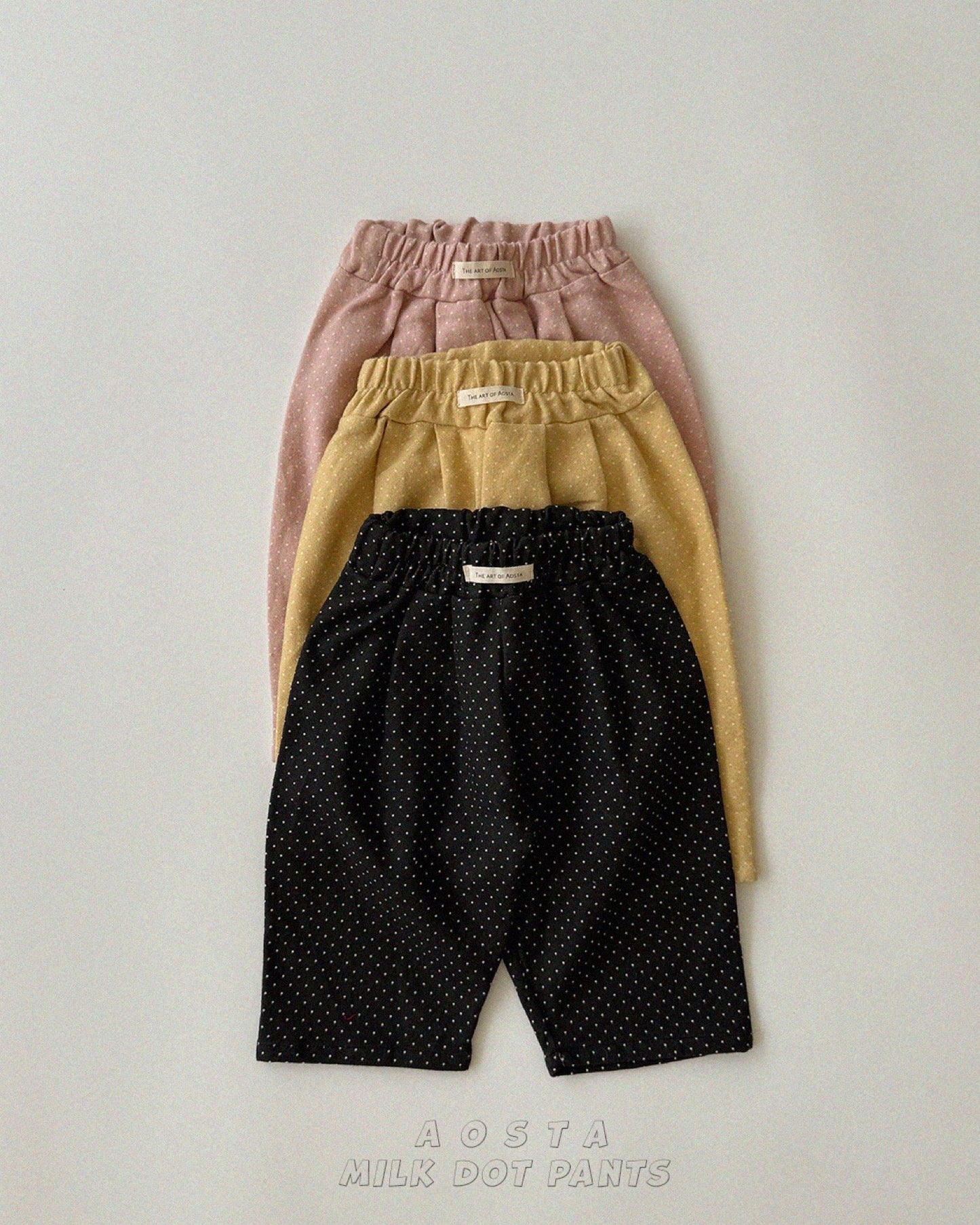 Aosta milk dot pants (~70-115cm)