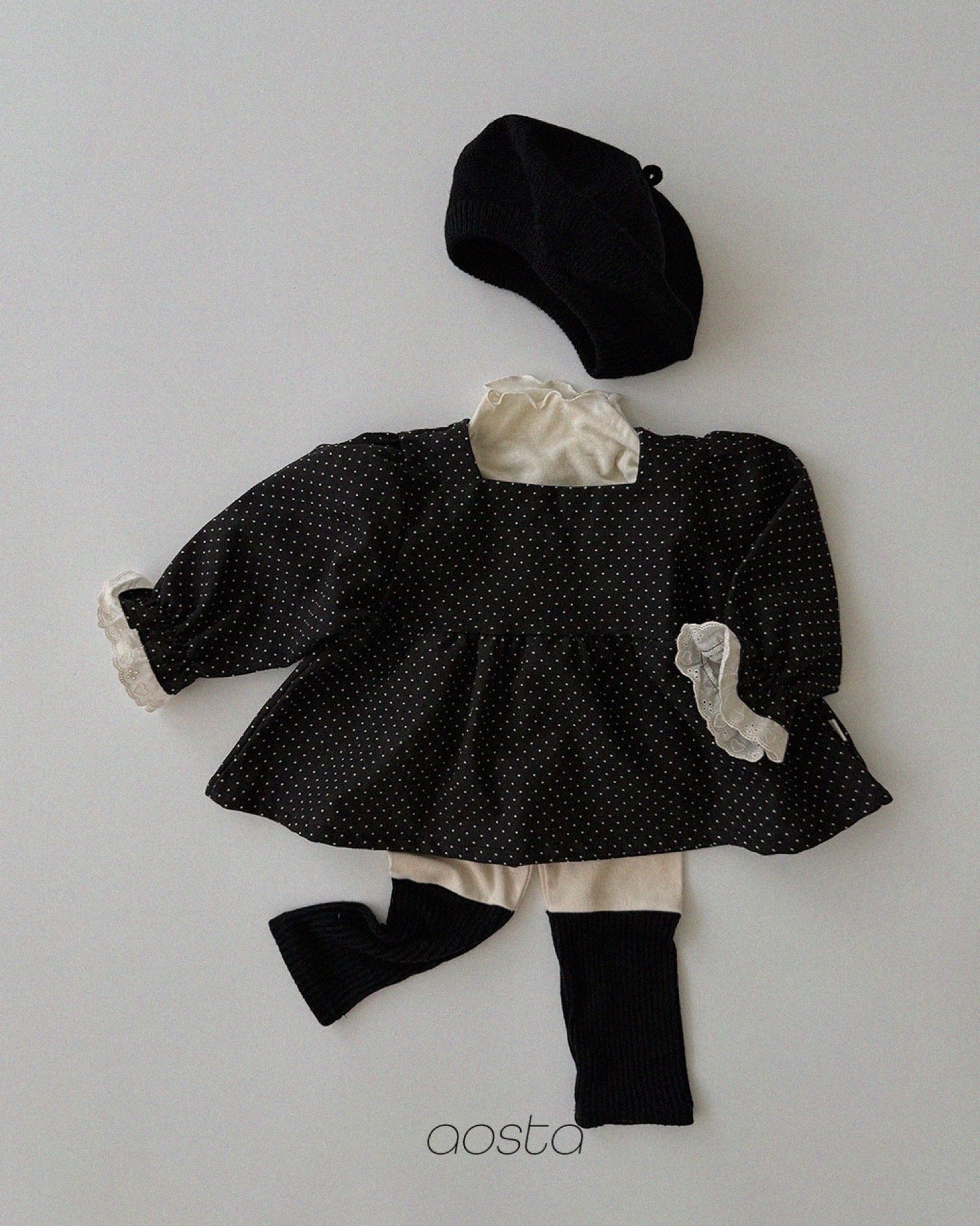 Aosta milk dot blouse (~70-115cm)