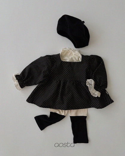 Aosta milk dot blouse (~70-115cm)