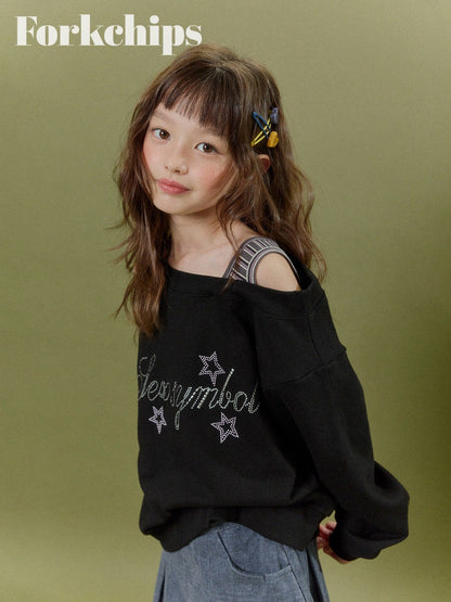 FORKCHIPS glitter shoulder mtm (95-160cm)