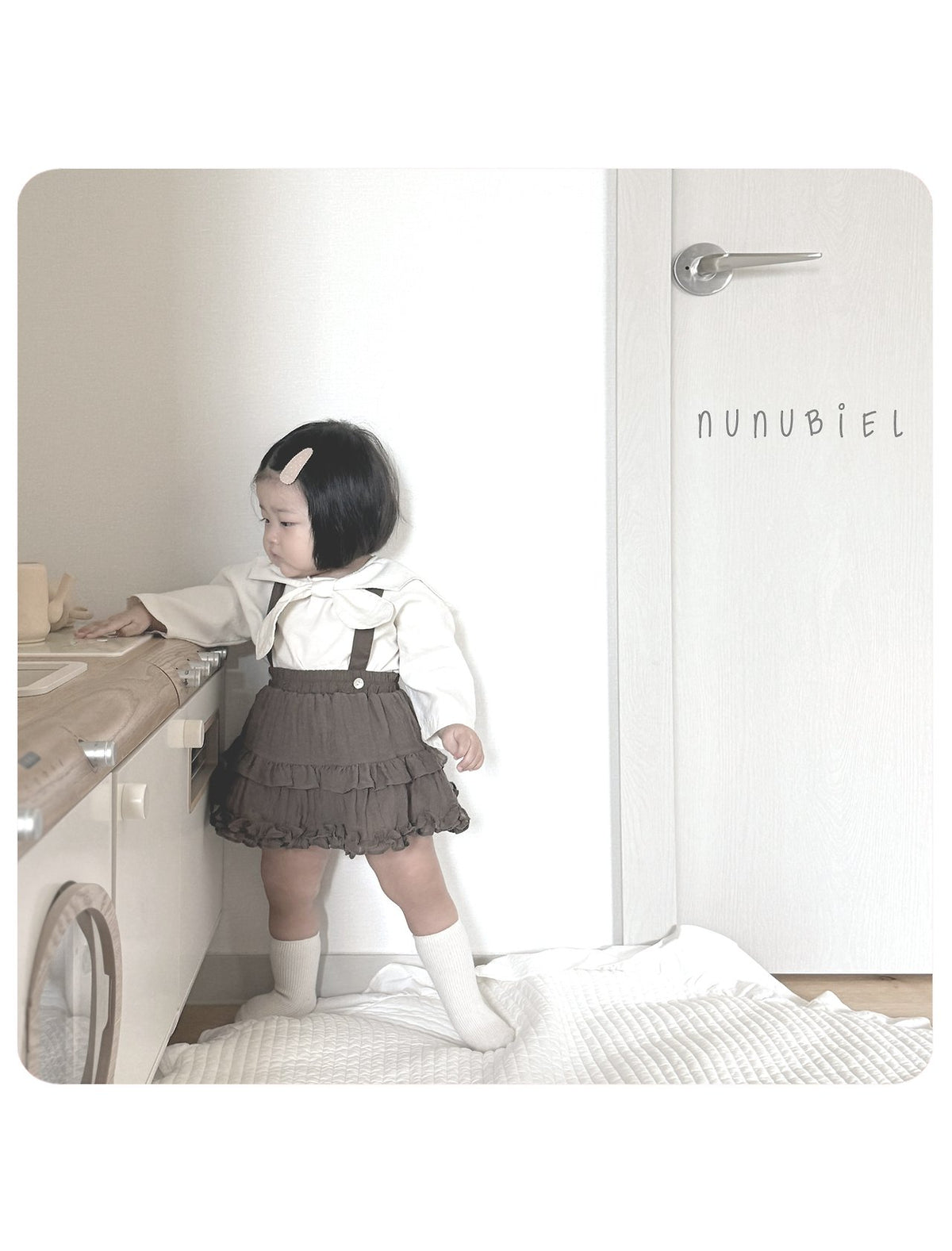 nunubiel bebe tie blouse (~70-80cm)
