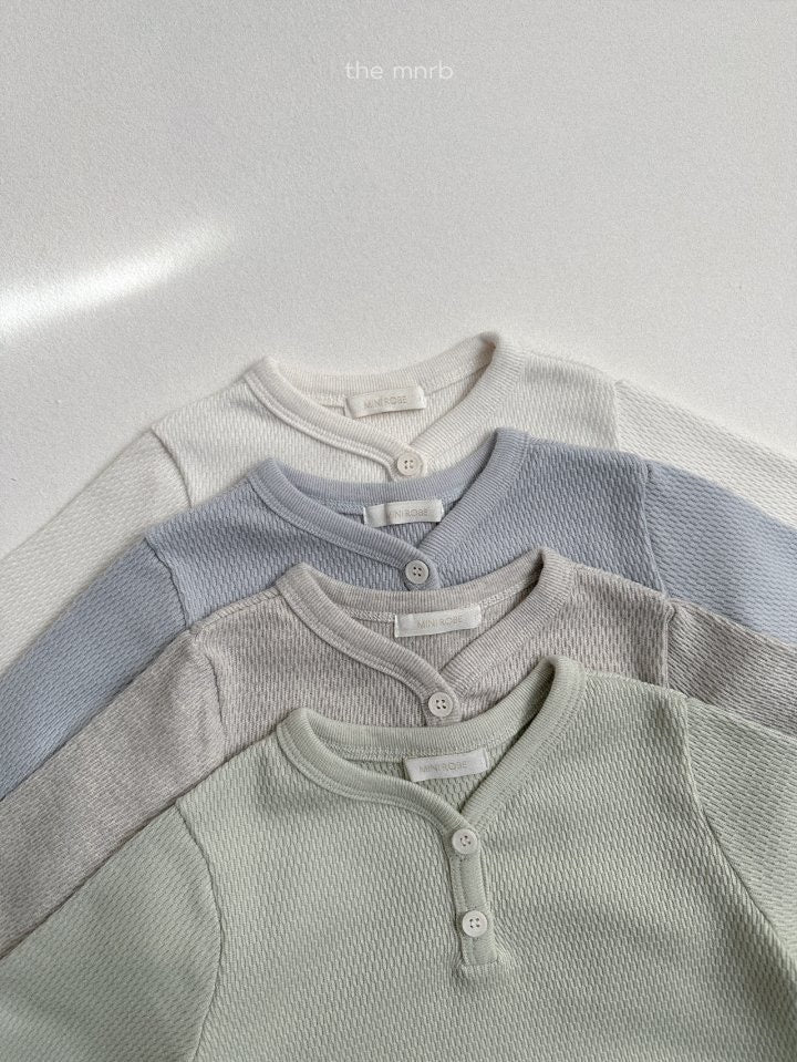 minirobe Waffle button T (70-110cm)