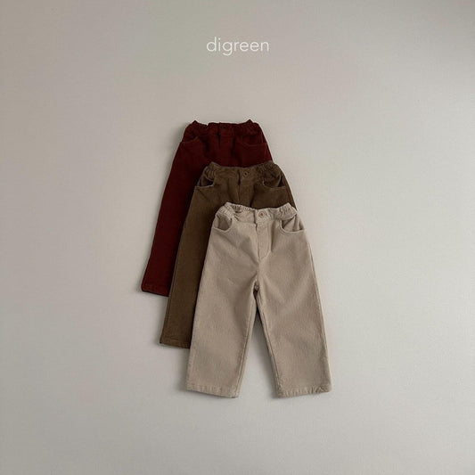 Digreen 挺版型直筒長褲 (85-130cm)