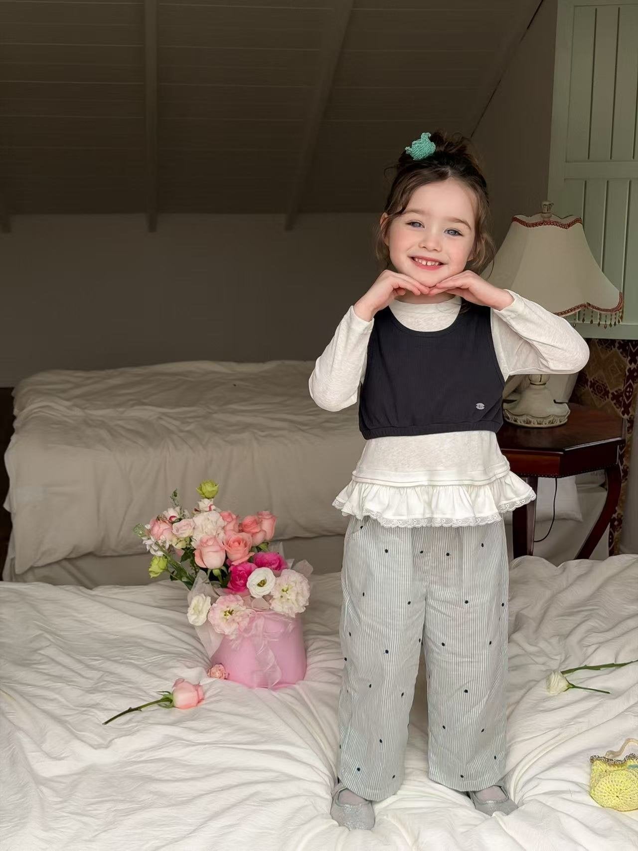 aiai dot mong gra pants (95-140cm)