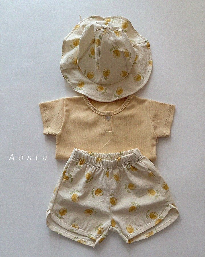 Aosta heart button tee (~70-115cm)