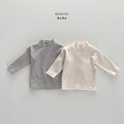 Bonito 1+1 mock neck polar T (3-18m)