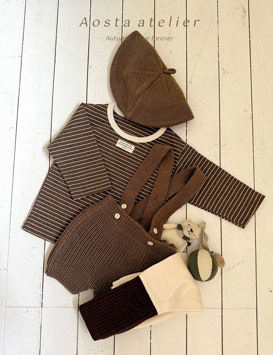Aosta knit overalls (0-24m)