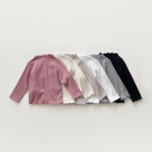 WhitesketchBook frill tee (90–140cm)