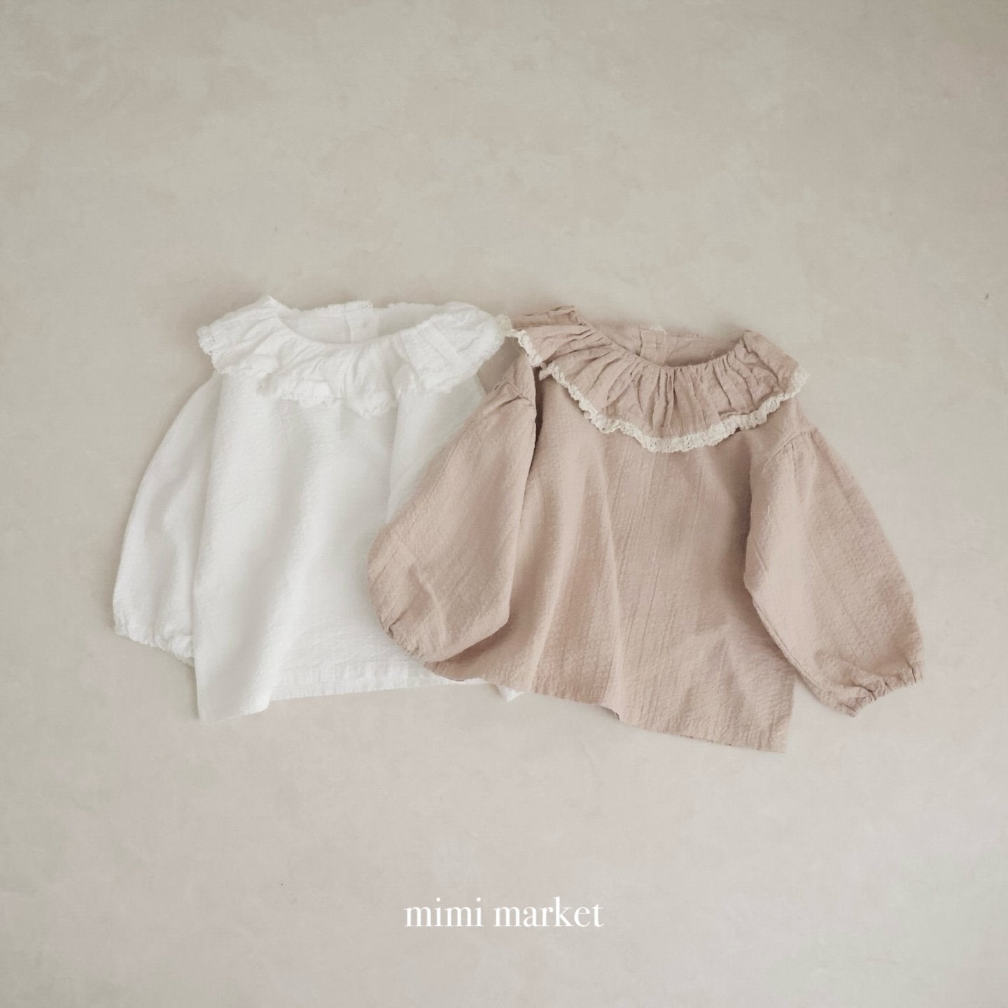 mimi market ray collar blouse (75-90cm)