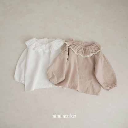 mimi market ray collar blouse (75-90cm)