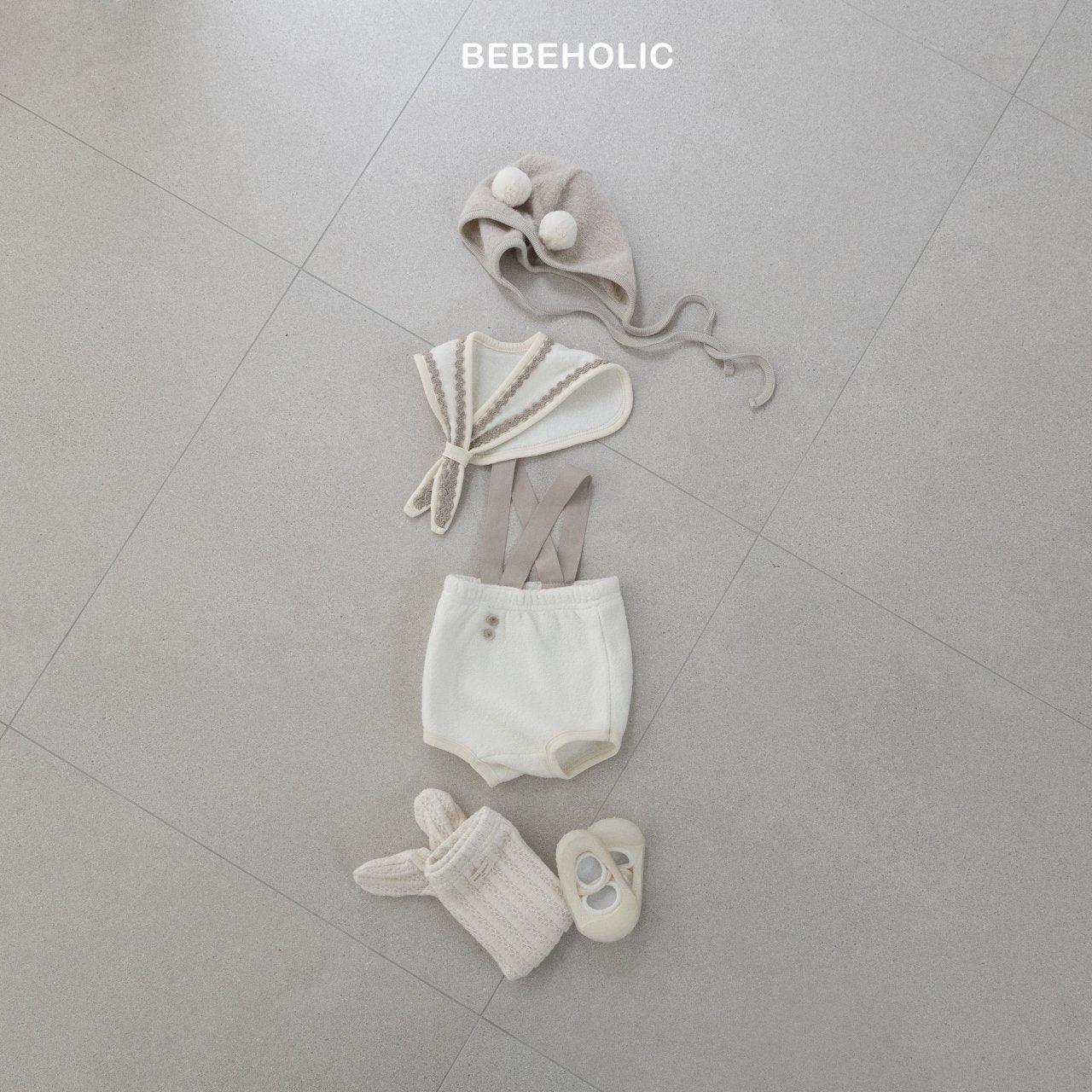 bebeholic pogle terry bloomer set (3-18m)