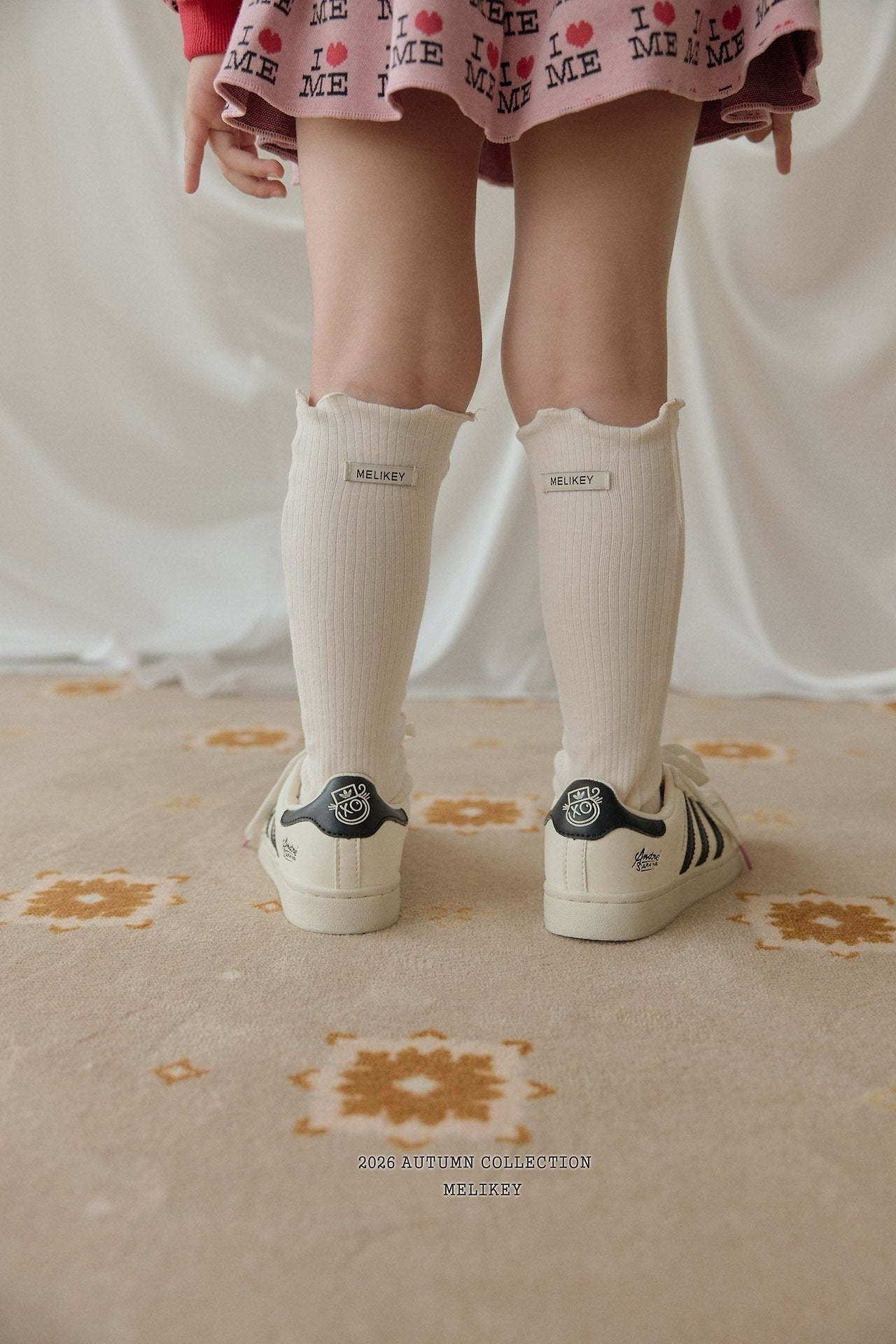 melikey basic rib socks
