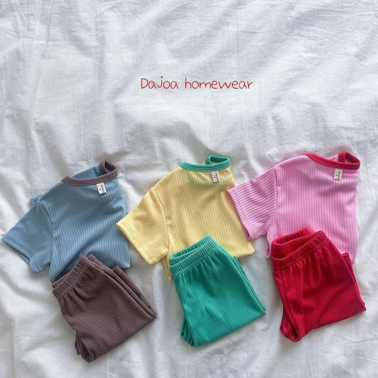 Dajoa 坑條套裝居家服 (70-115cm)