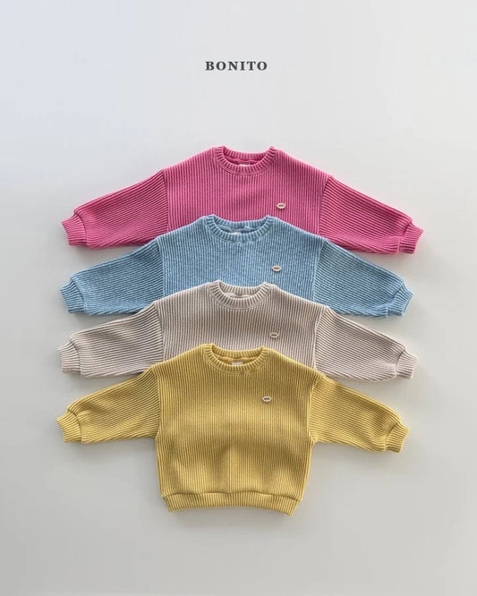 Bonito Pop Knit Sweatshirt (~80-140cm)