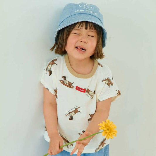1st 臘腸狗狗Tee (~93-137cm)