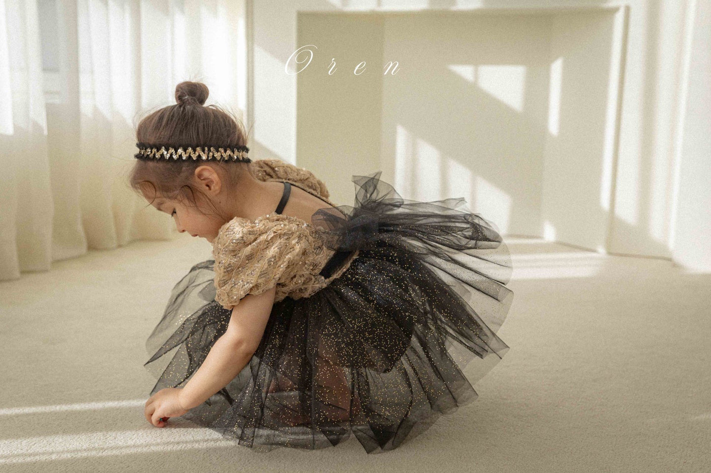 OREN black swan spangle hairband