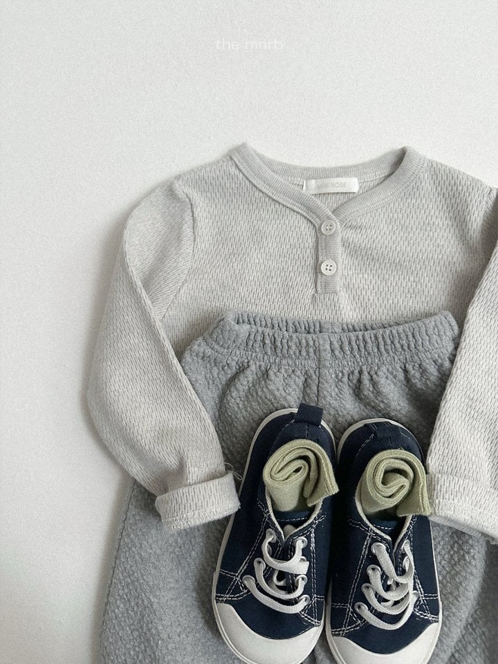 minirobe Waffle button T (70-110cm)