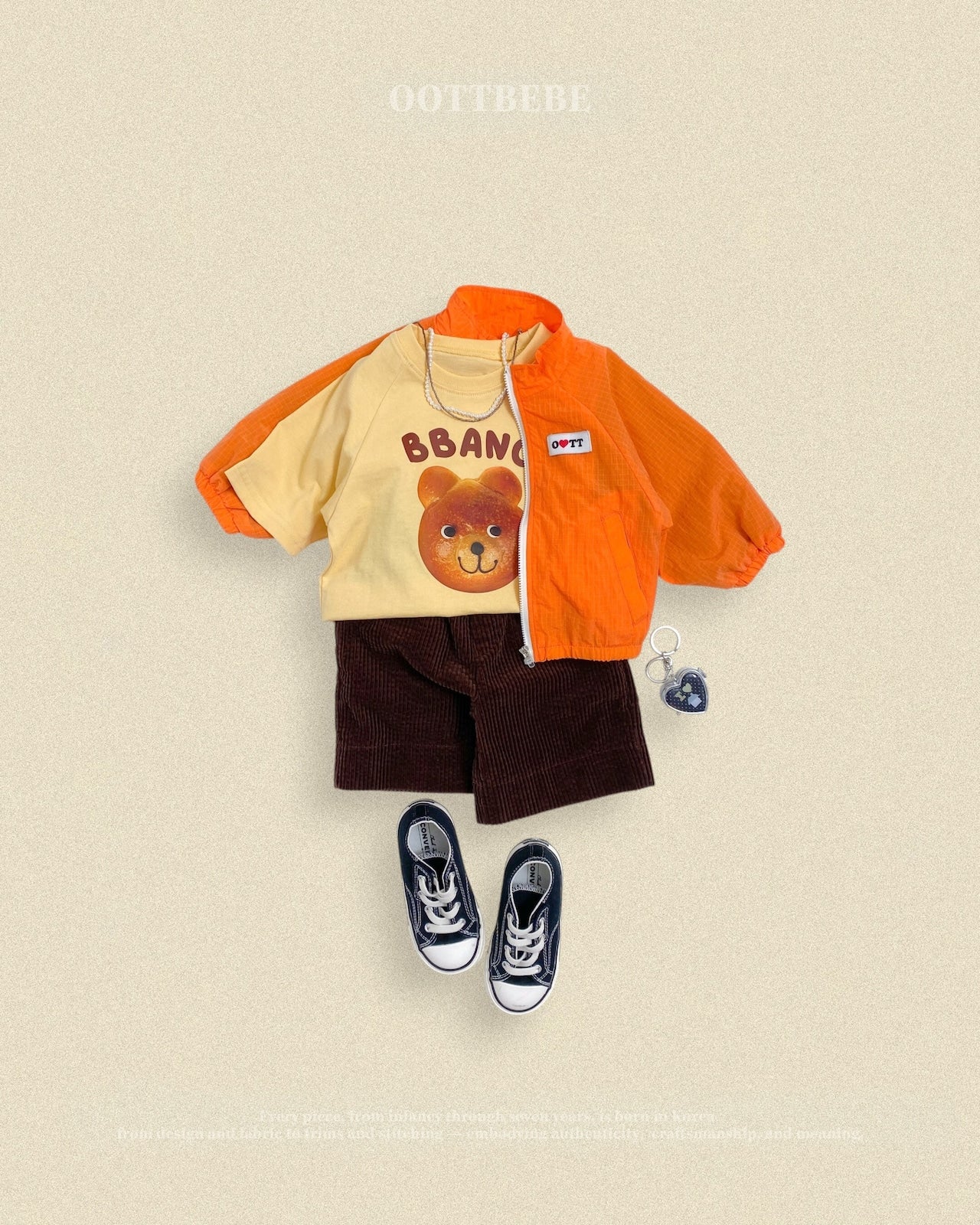 oottbebe cute bear raglan T (65-115cm)