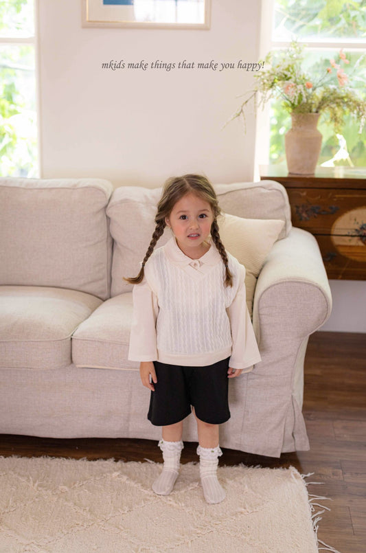 mkids tommy knit vest (65-115cm)