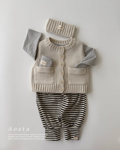 Aosta knit cookie headband