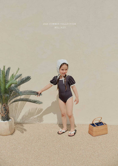 melikey mini dot swimsuit (85-135cm)