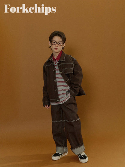 FORKCHIPS union denim jacket (95-160cm)