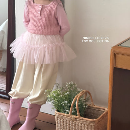 ninibello angel pintuck pants (80-130cm)