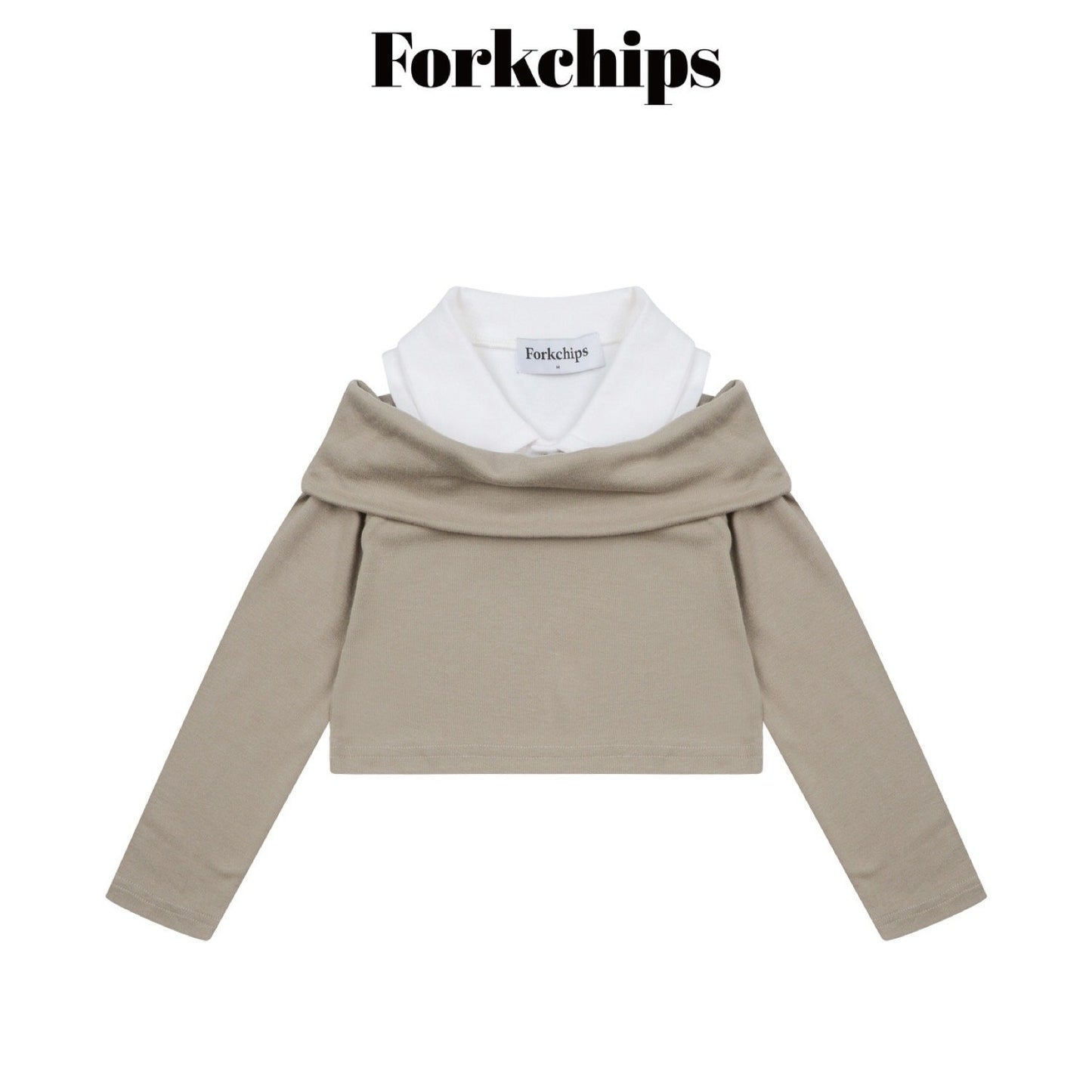 FORKCHIPS maple shoulder t-shirt (95-160cm)