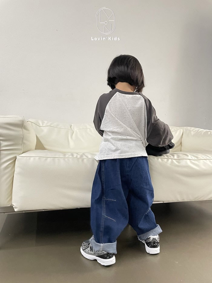 lovin fly cut denim pants (80-125cm)
