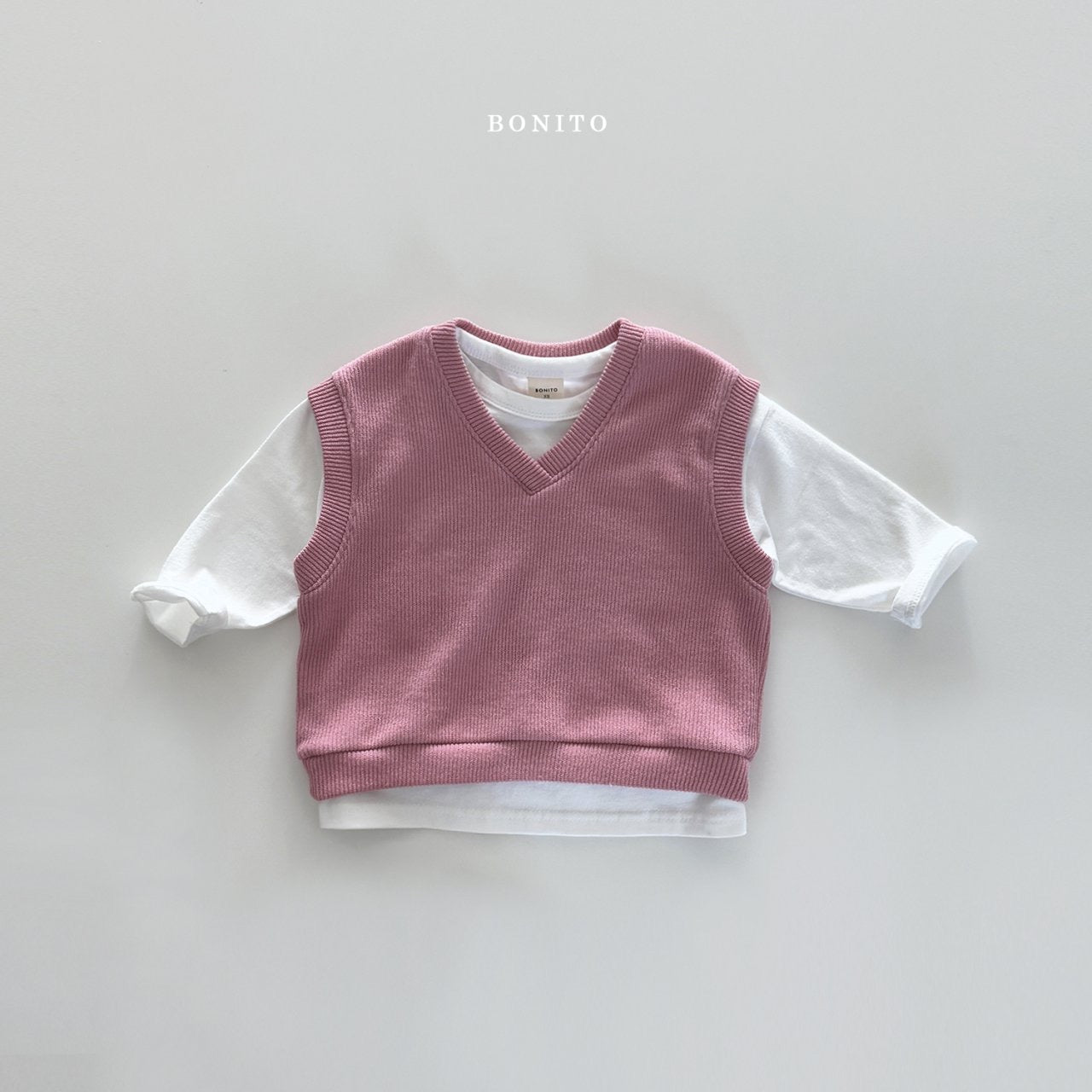 bonito knit vest (~80-140cm)