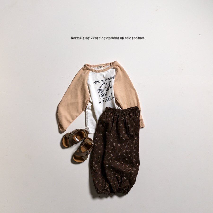 normalplay my home raglan T (75-140cm)