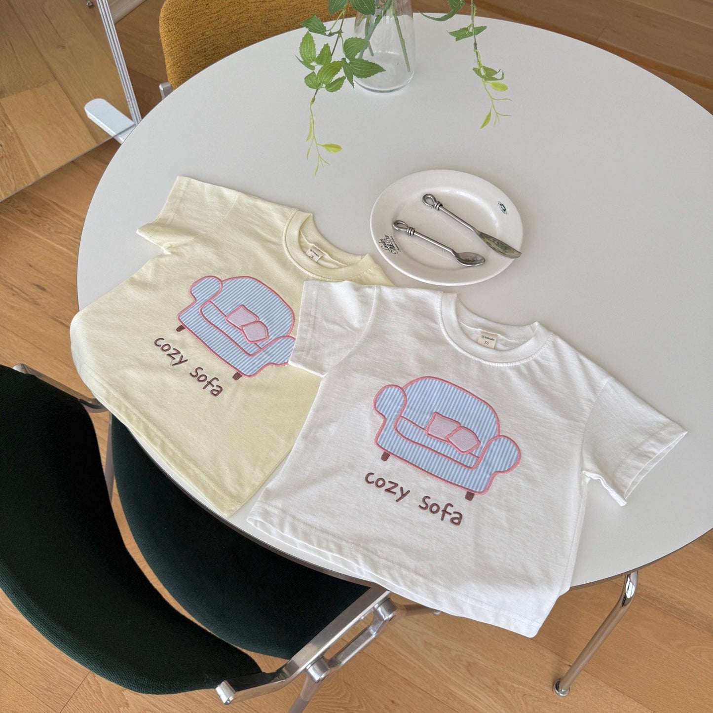 ninibello cozy sofa short sleeve t-shirt (80-130cm)