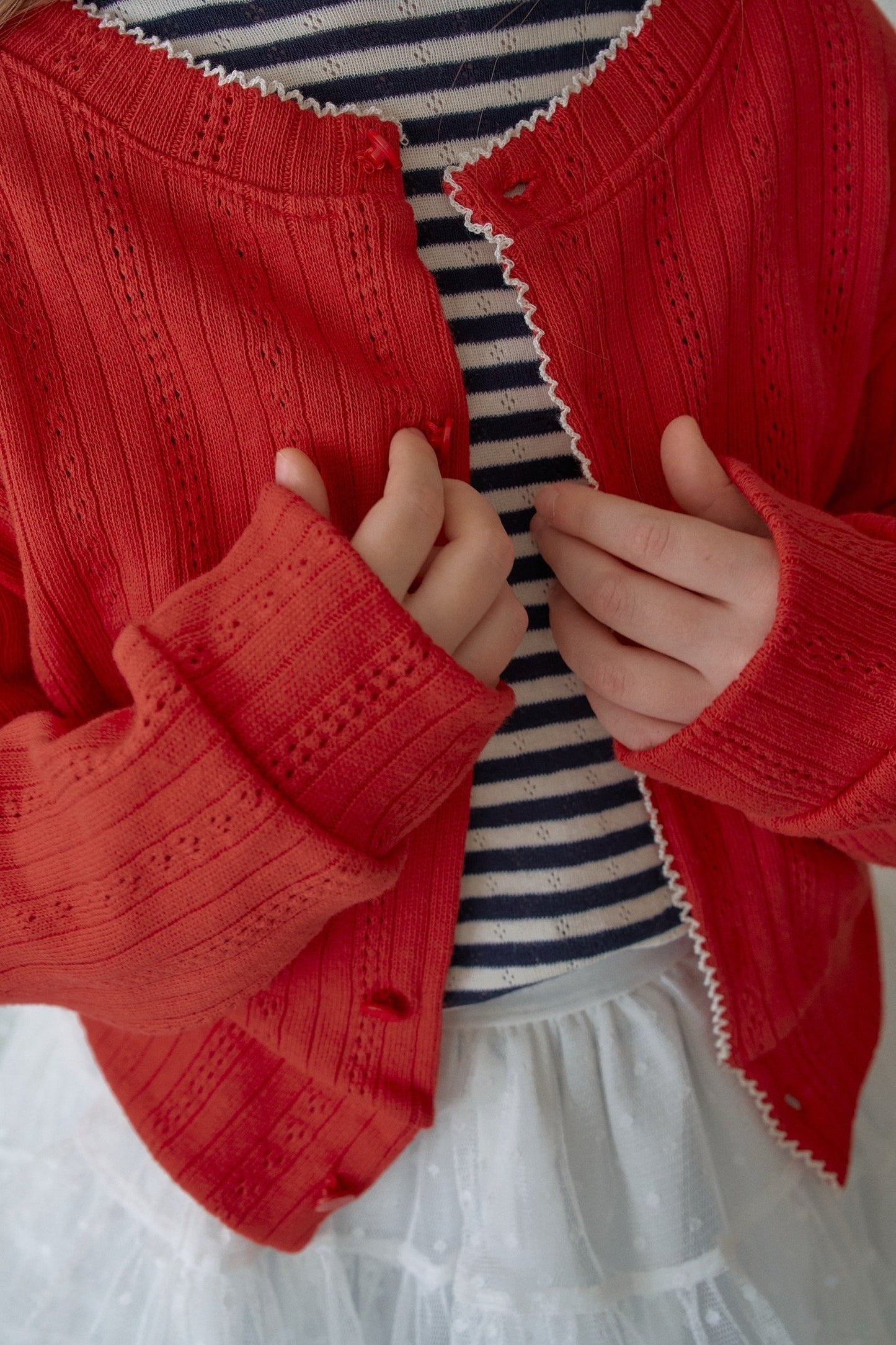 momoann berry cardigan (90-130cm)