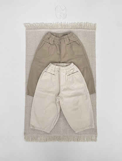 lovin latte pocket pants (80-125cm)