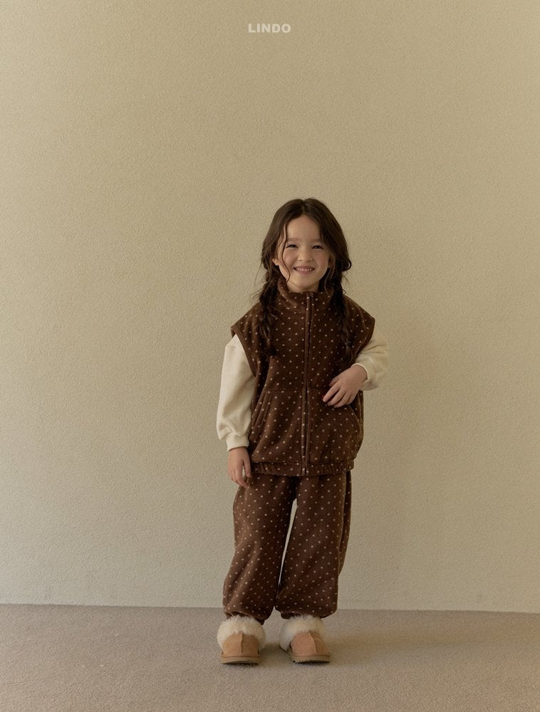 LINDO dot jogger pants (80-125cm)