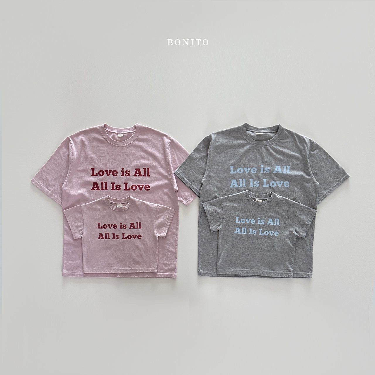 bonito love is all tee(12m-adult)