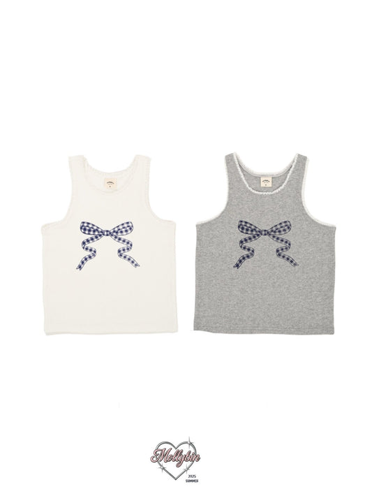 Mollybin ribbon lace tank top(85-145cm)