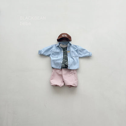 blackbean martin bebe denim shirt(baby)