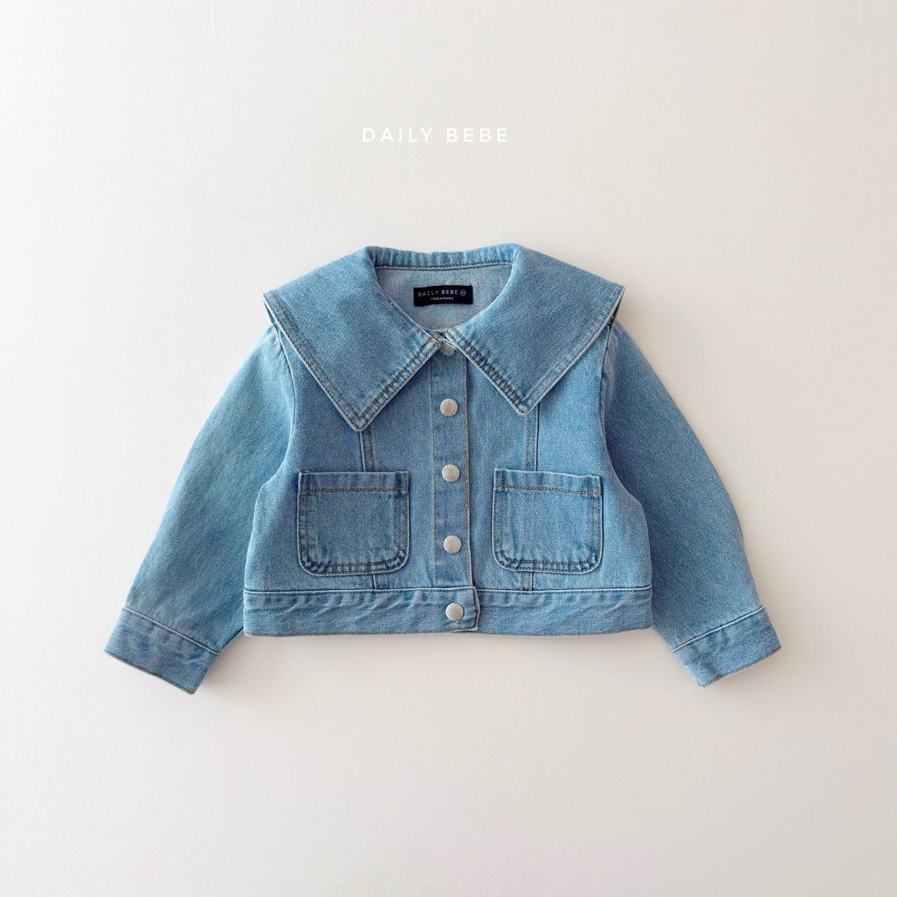 DAILYBEBE sailor denim jacket (75-145cm)